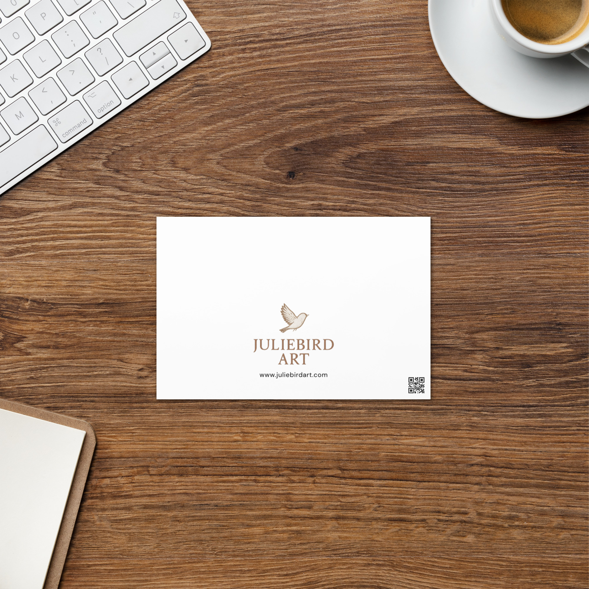 Gold Path Greeting card