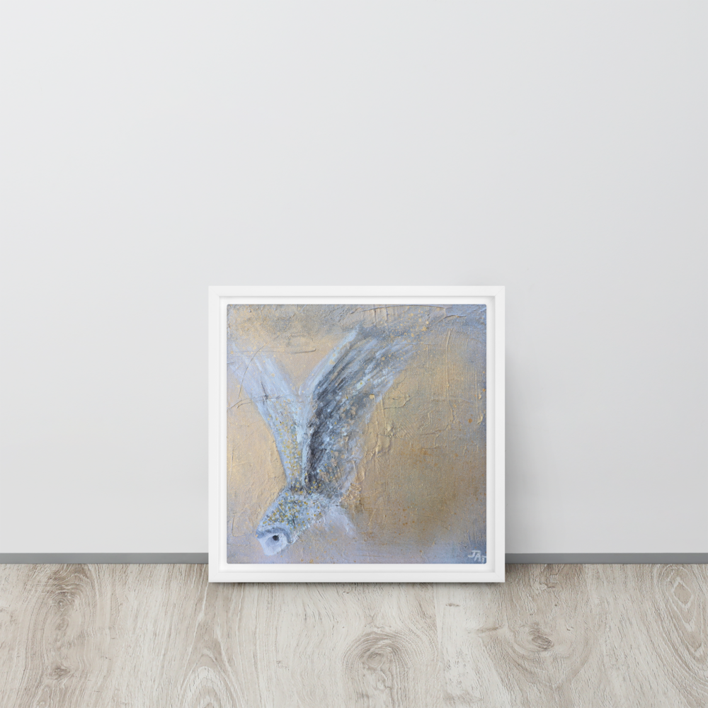 Noble Owl - Framed Canvas