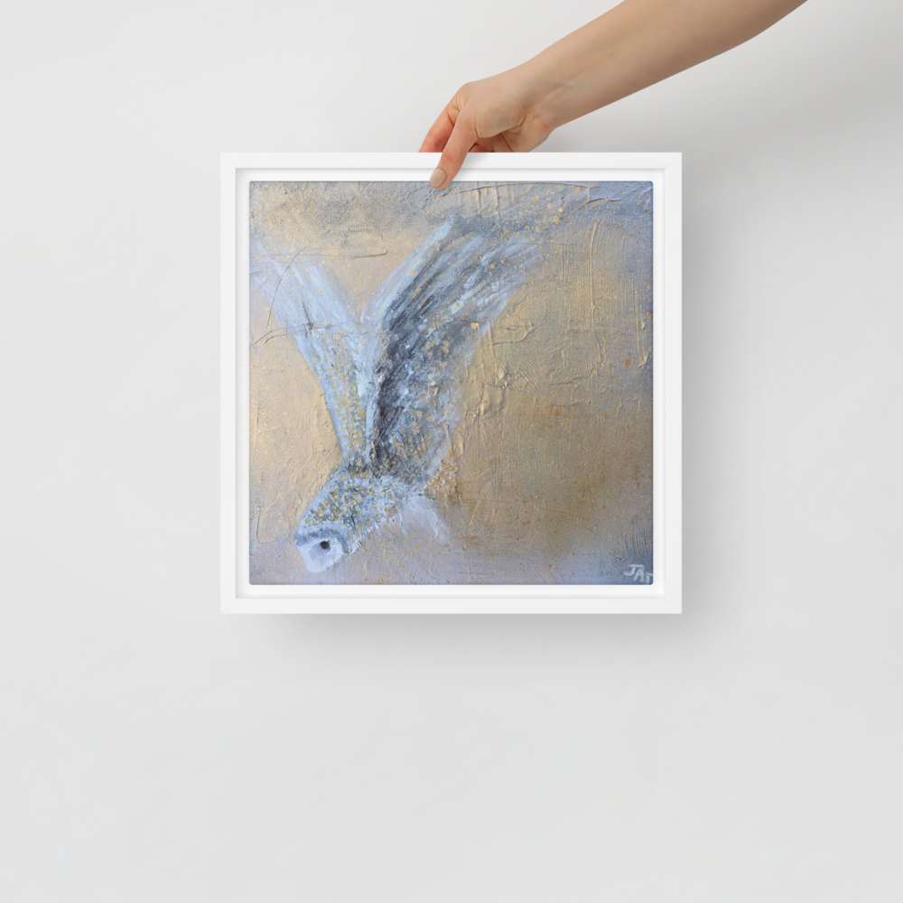 Noble Owl - Framed Canvas
