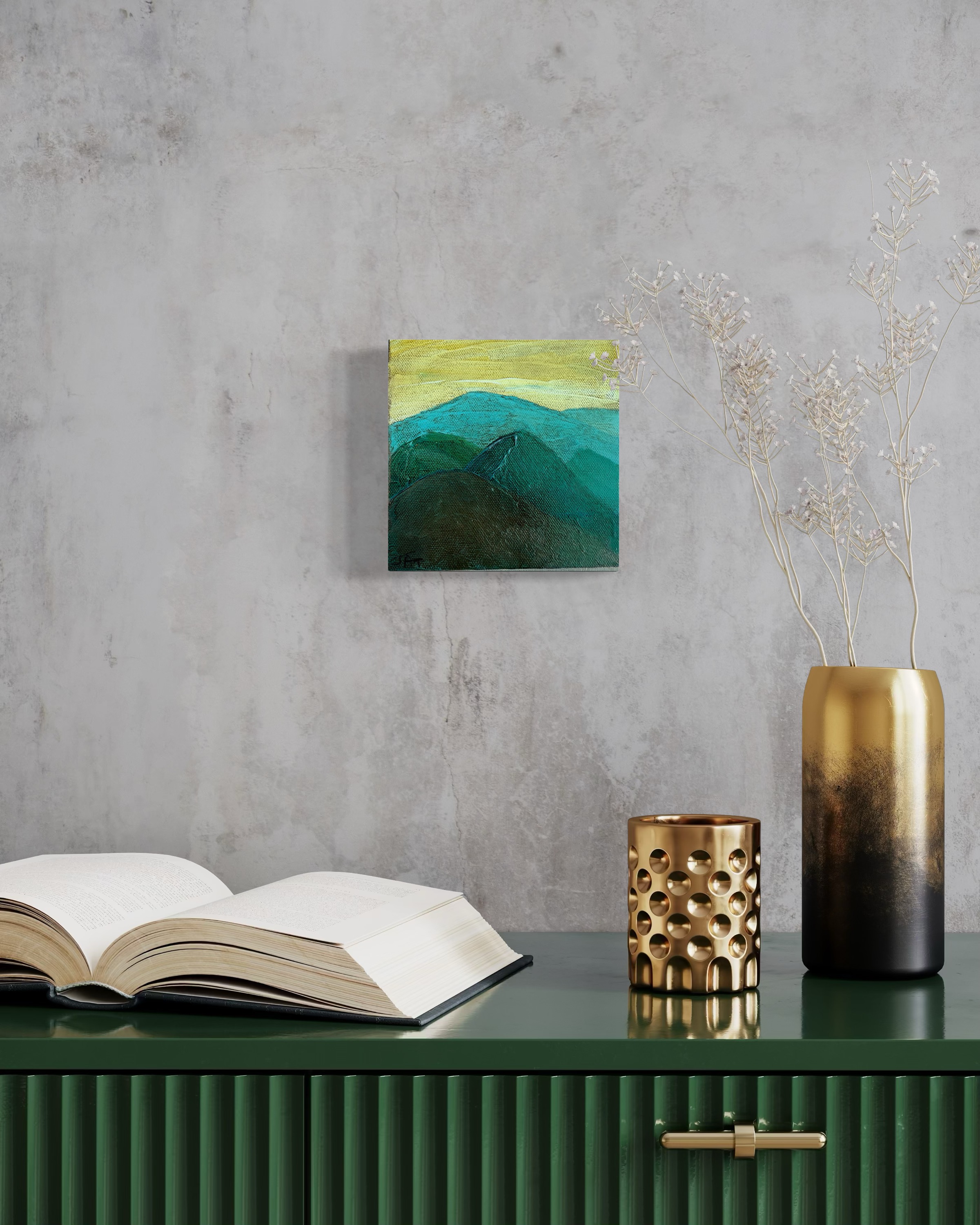 Golden Hour Haven Painting 