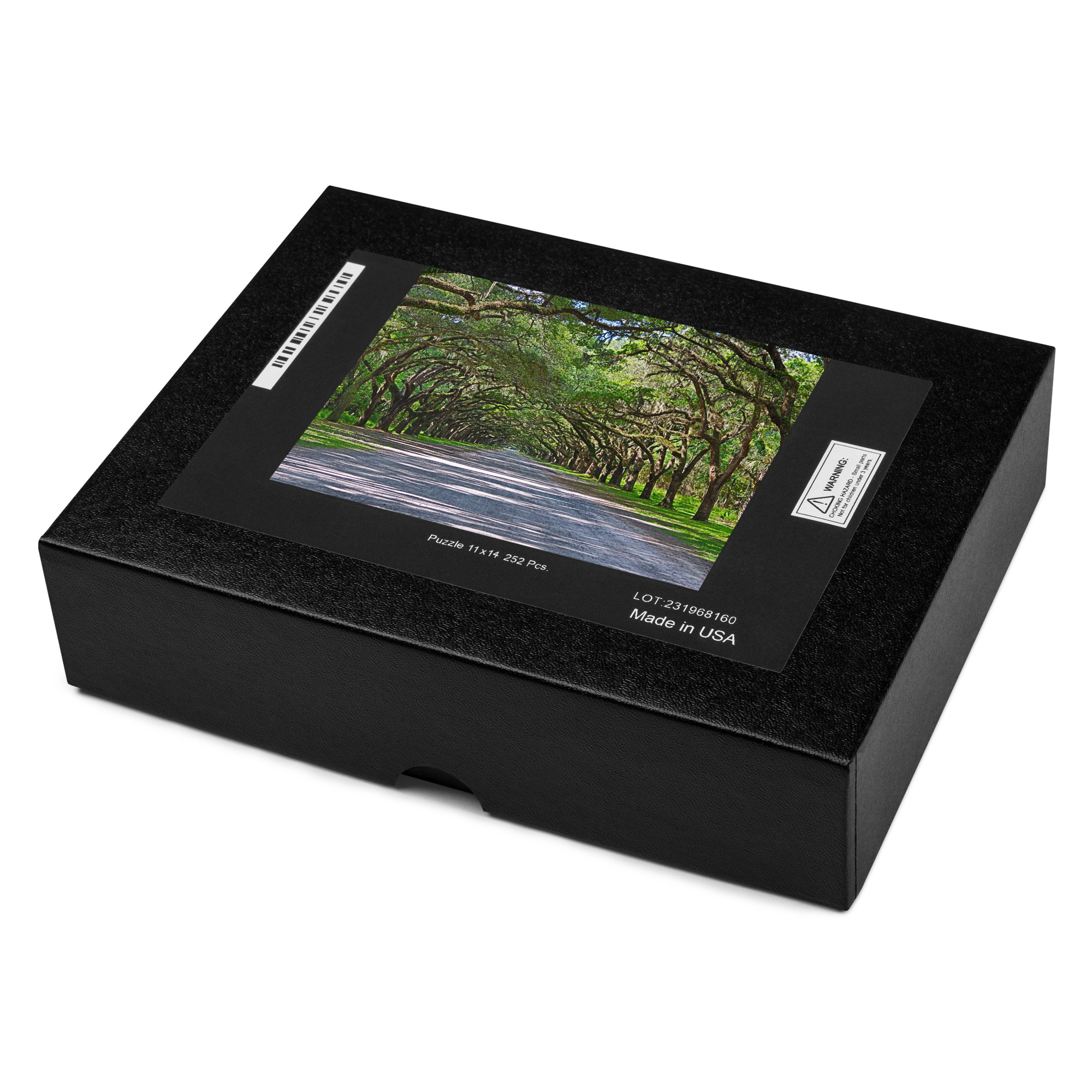 Tree-Lined Road Jigsaw Puzzle