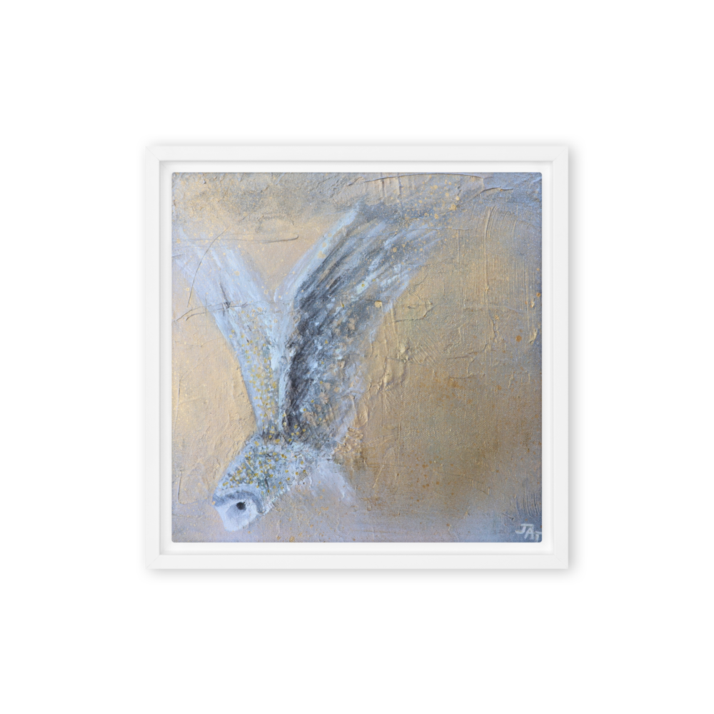 Noble Owl - Framed Canvas