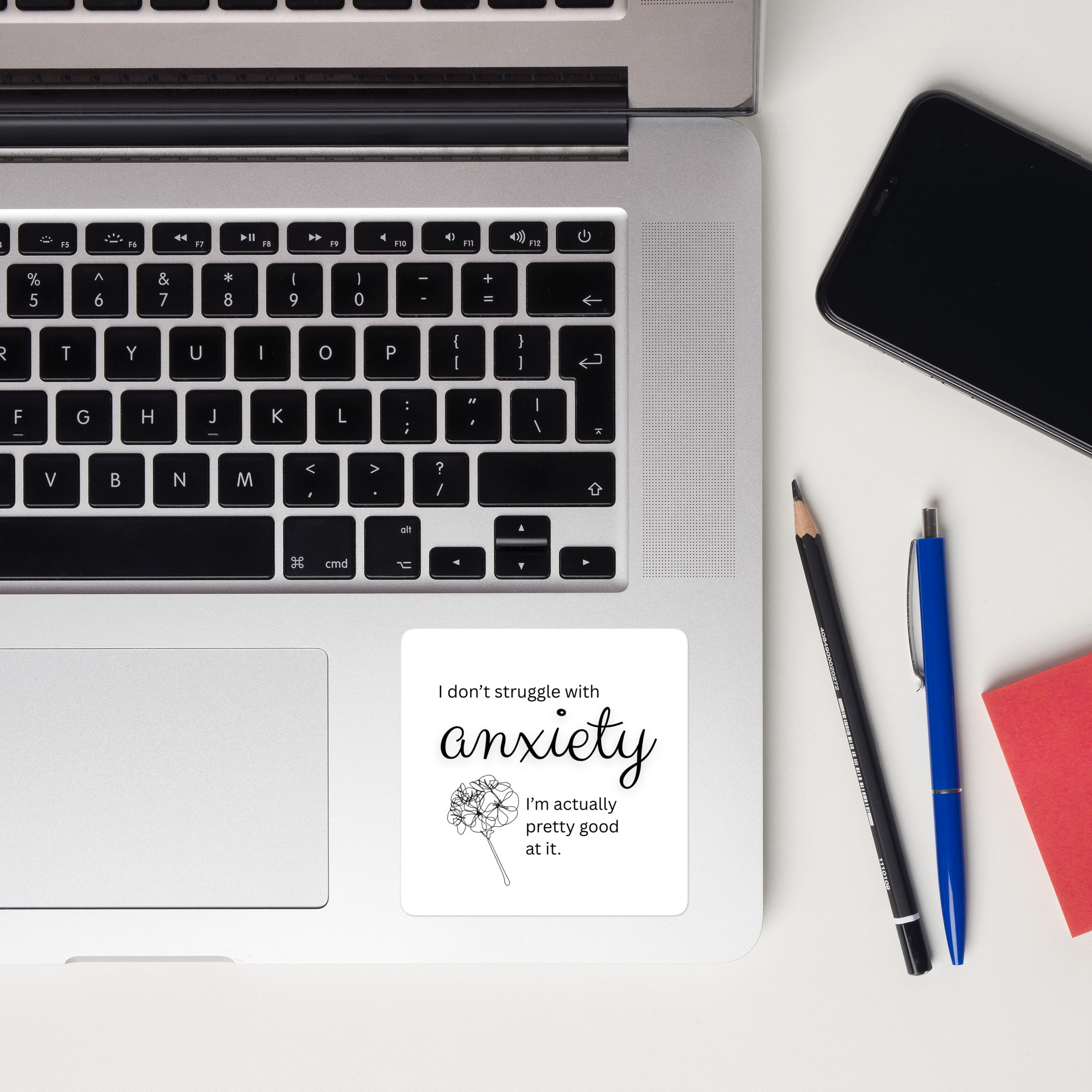 Anxiety Quote Sticker