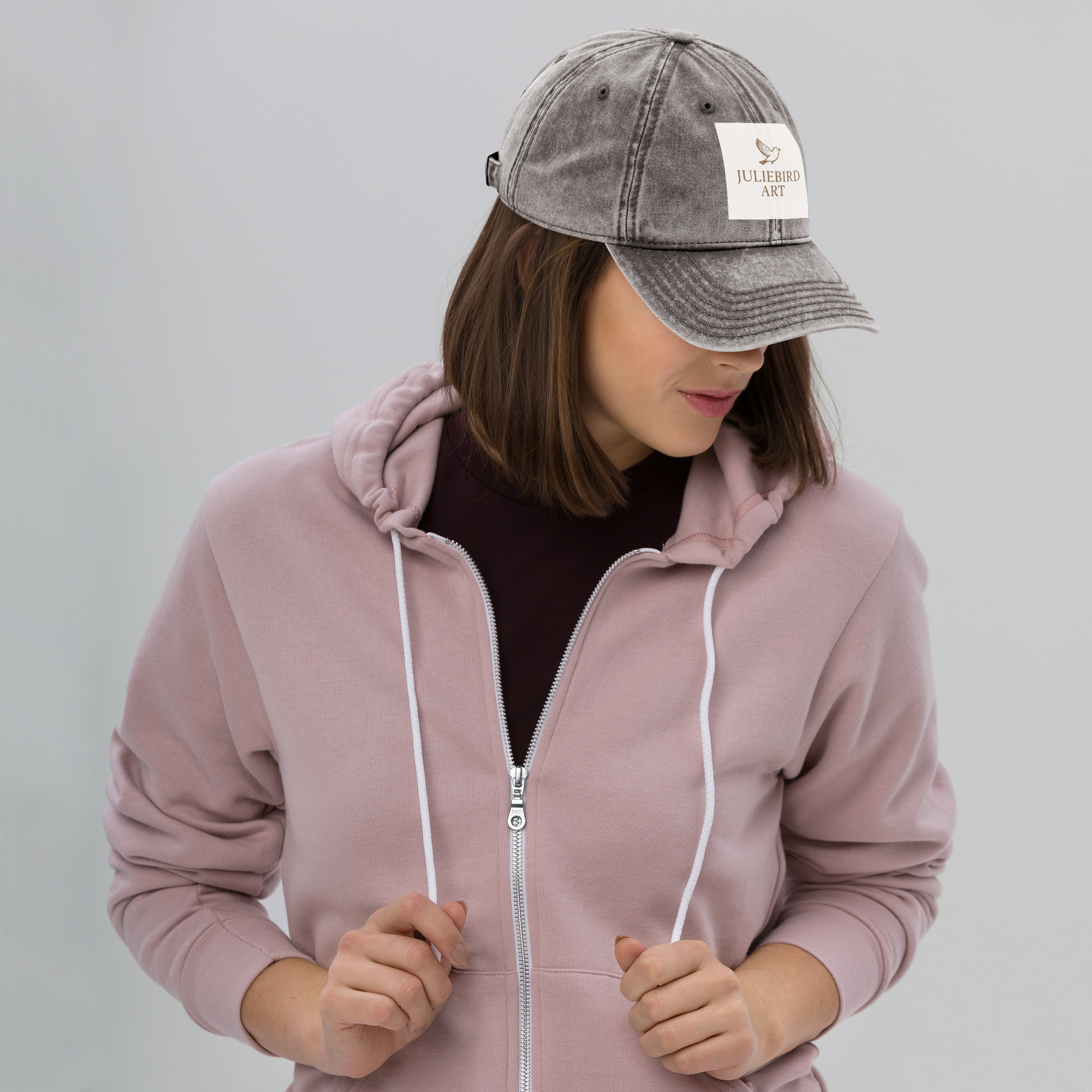 Juliebird Art Denim Cap
