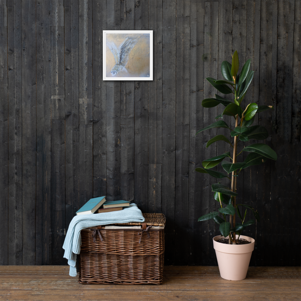 Noble Owl - Framed Canvas