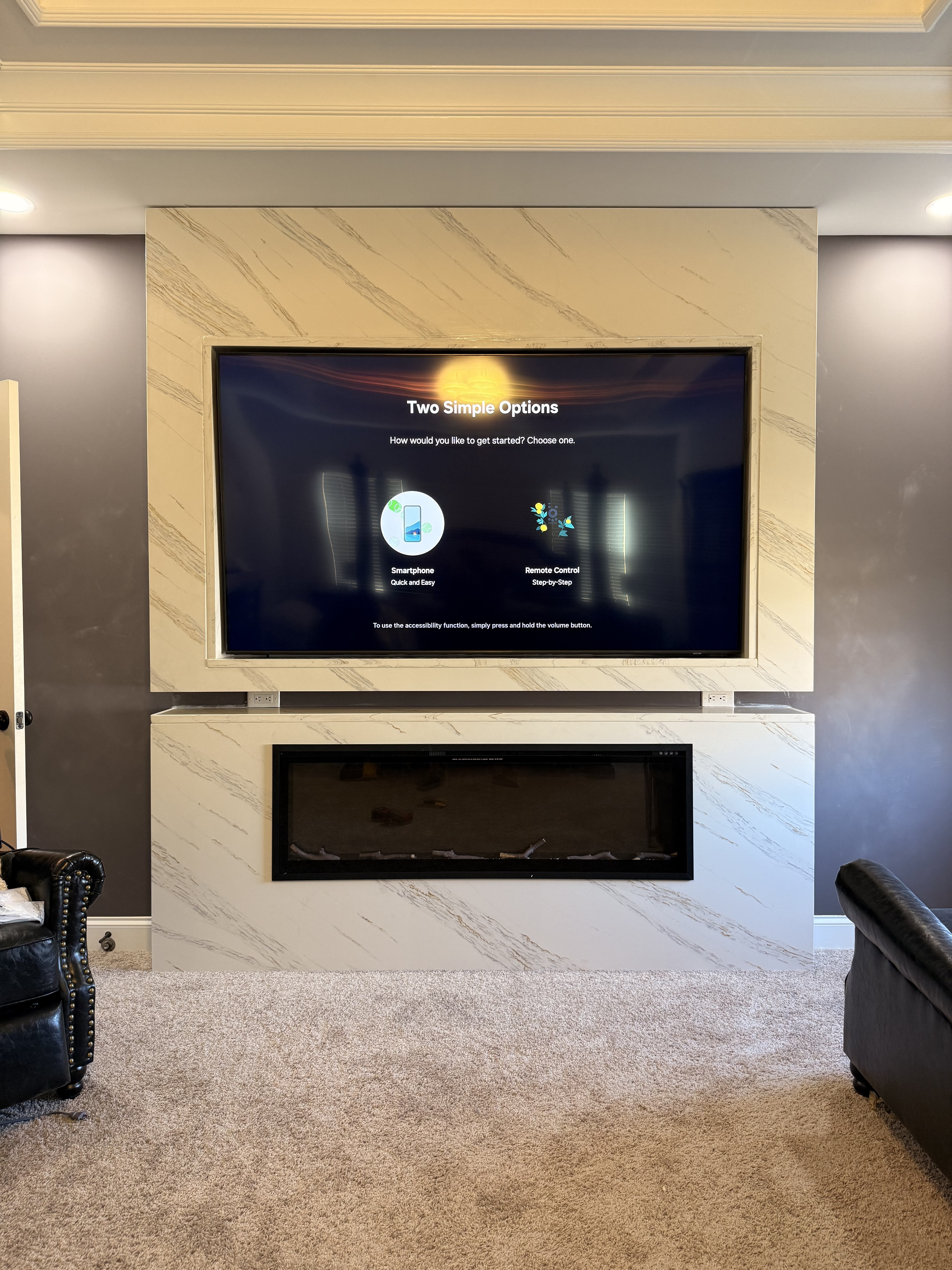 Specialty Wall TV Install
