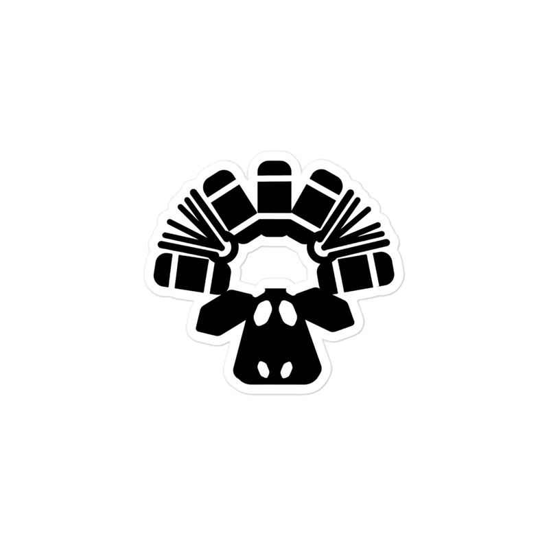 Leaf Sheep Logo sticker