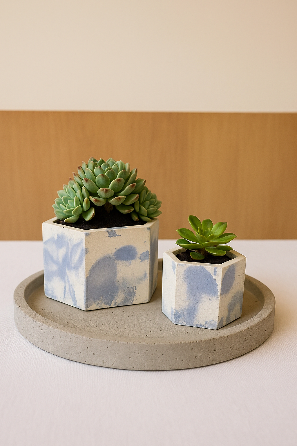 Macetas geométricas set x2