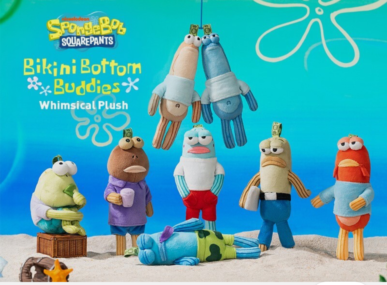 SpongeBob SquarePants Bikini Bottom Buddies Plush Set