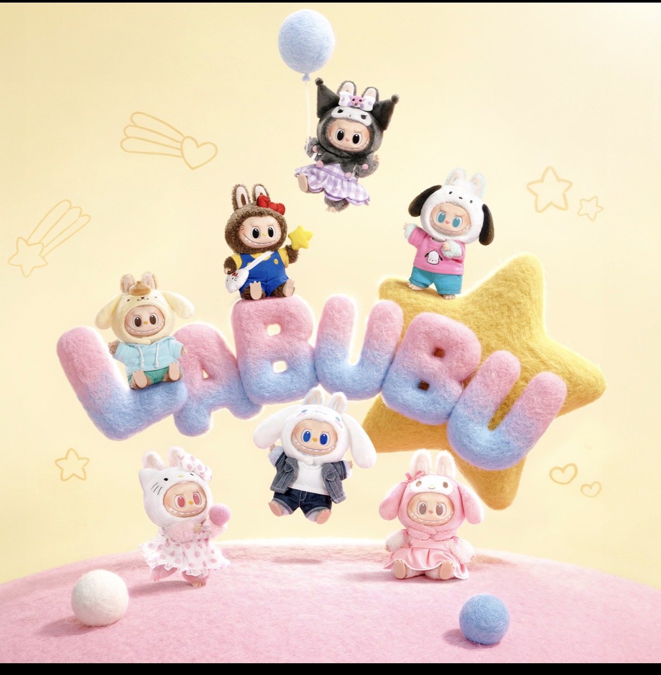 Labubu x Hello Kitty