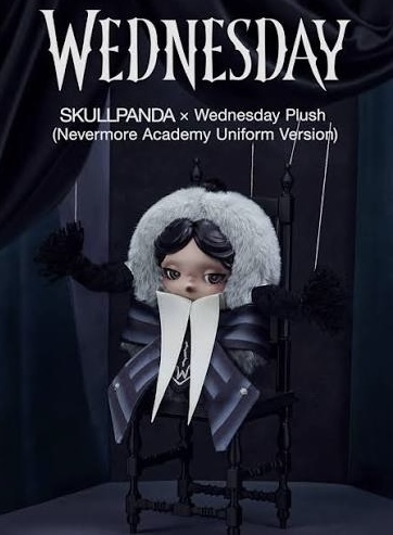 Skullpanda Wednesday Addams