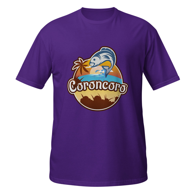 Coroncoro Logo Front - Short-Sleeve Unisex T-Shirt