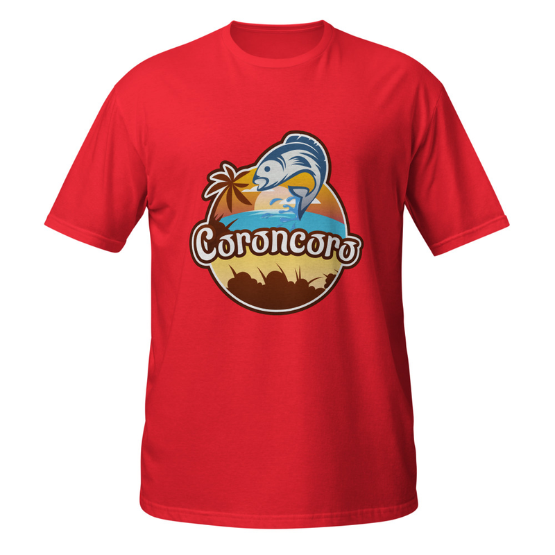 Coroncoro Logo Front - Short-Sleeve Unisex T-Shirt