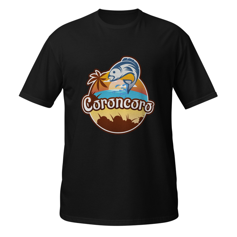 Coroncoro Logo Front - Short-Sleeve Unisex T-Shirt