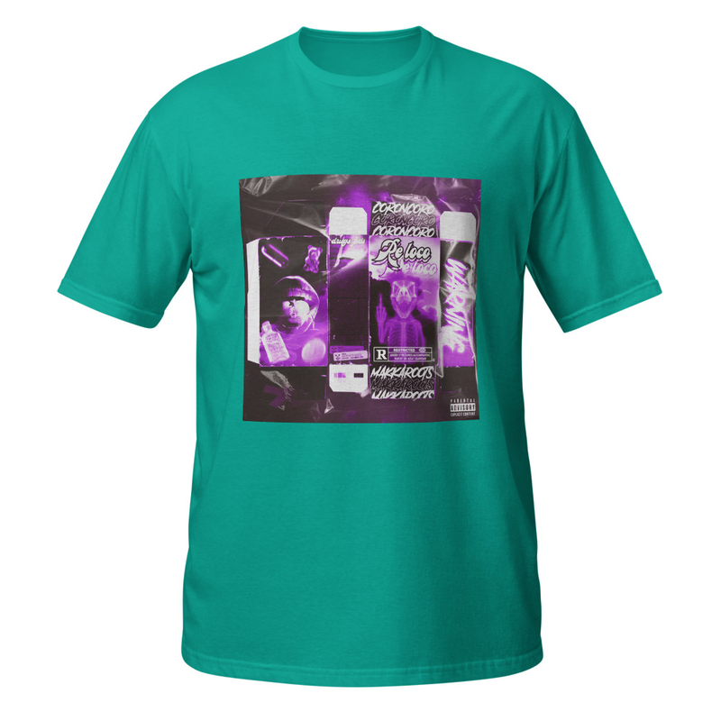 Re Loco Cover Graphic Black T-Shirt