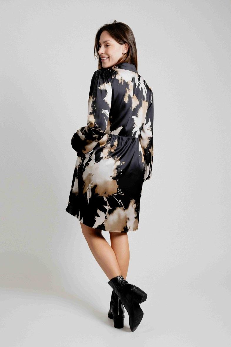 Abstract Print Dress