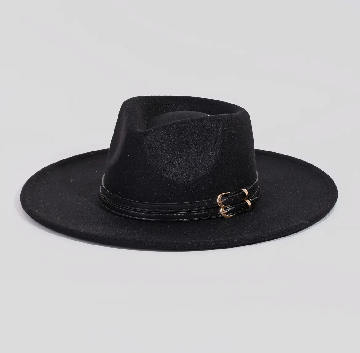  Wide-Brim Fedora Hat