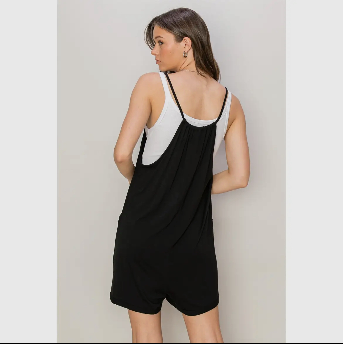  Sleeveless Mini Romper