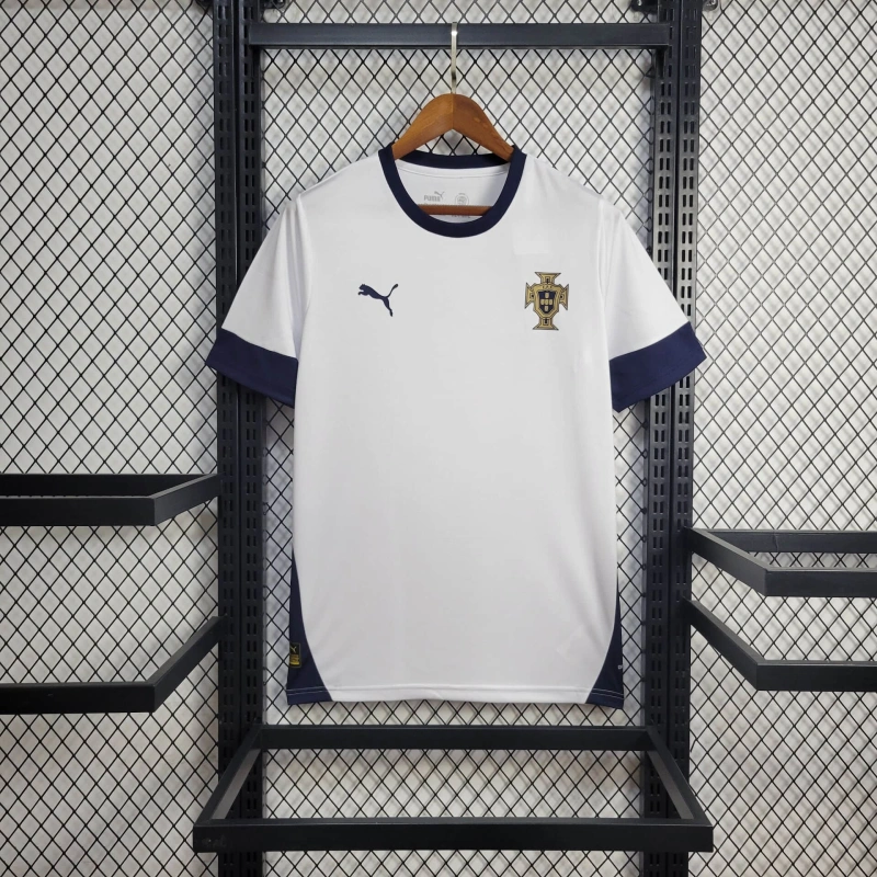 Camisa de futebol branca Puma