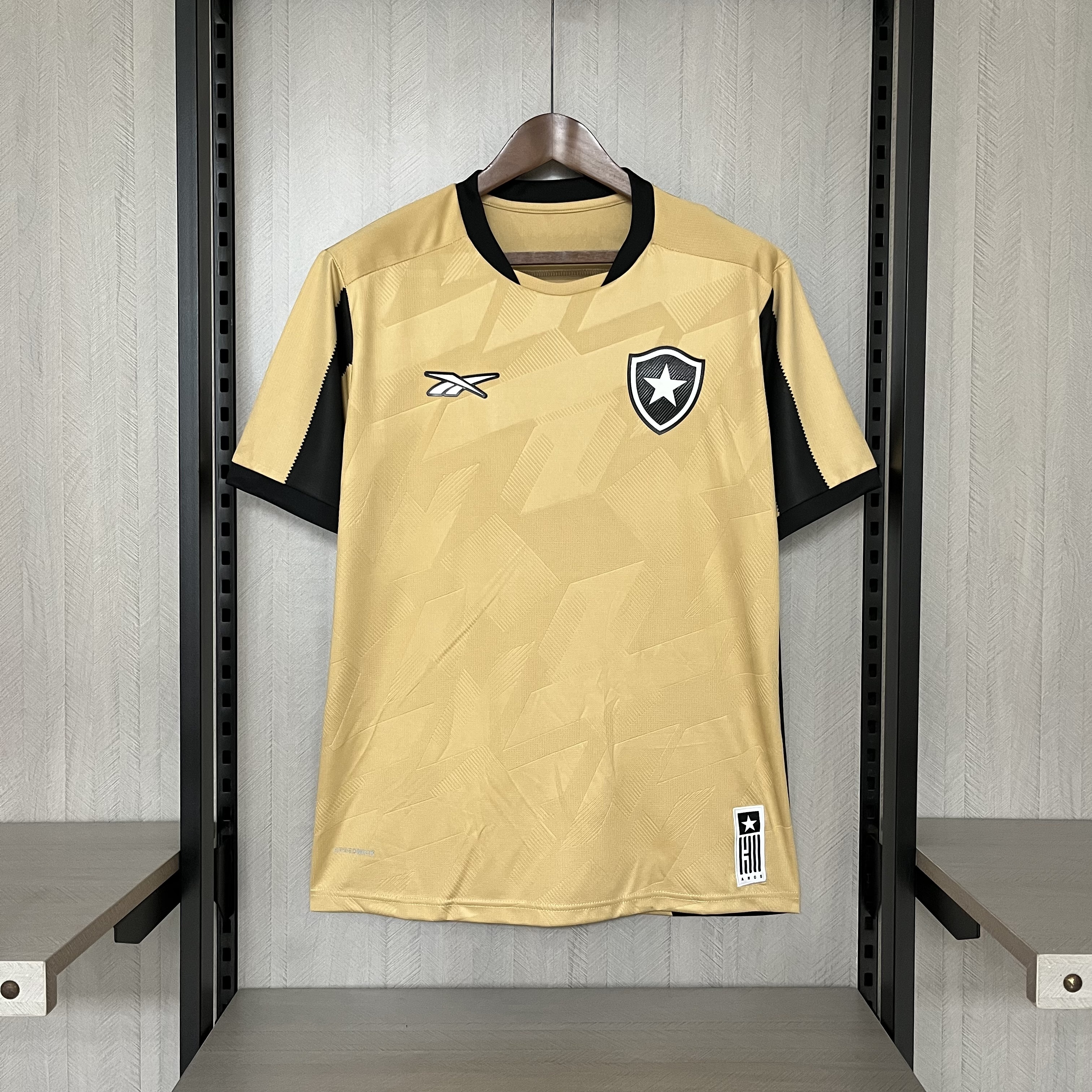 Camisa de futebol Botafogo dourada