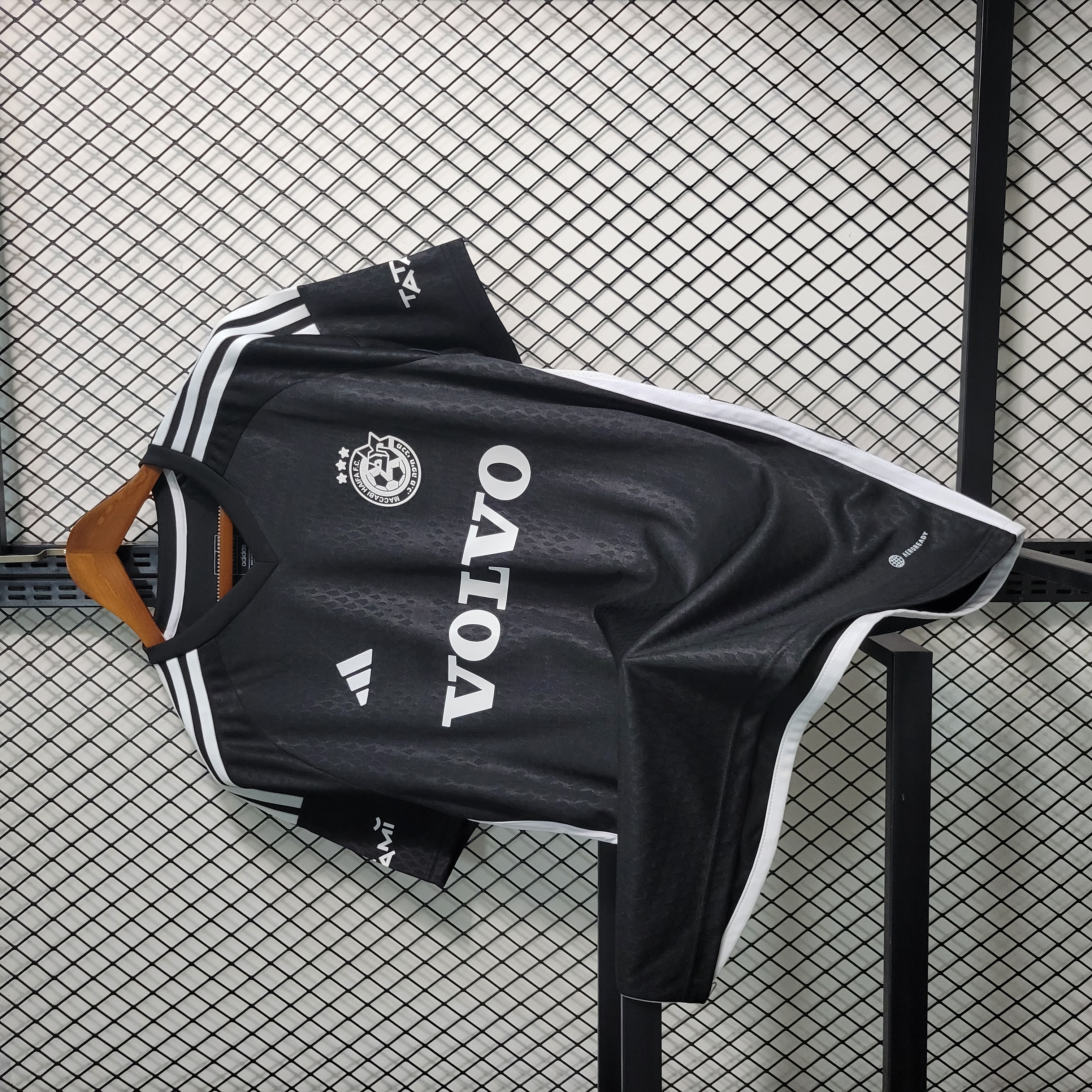 Camisa de futebol preta Adidas
