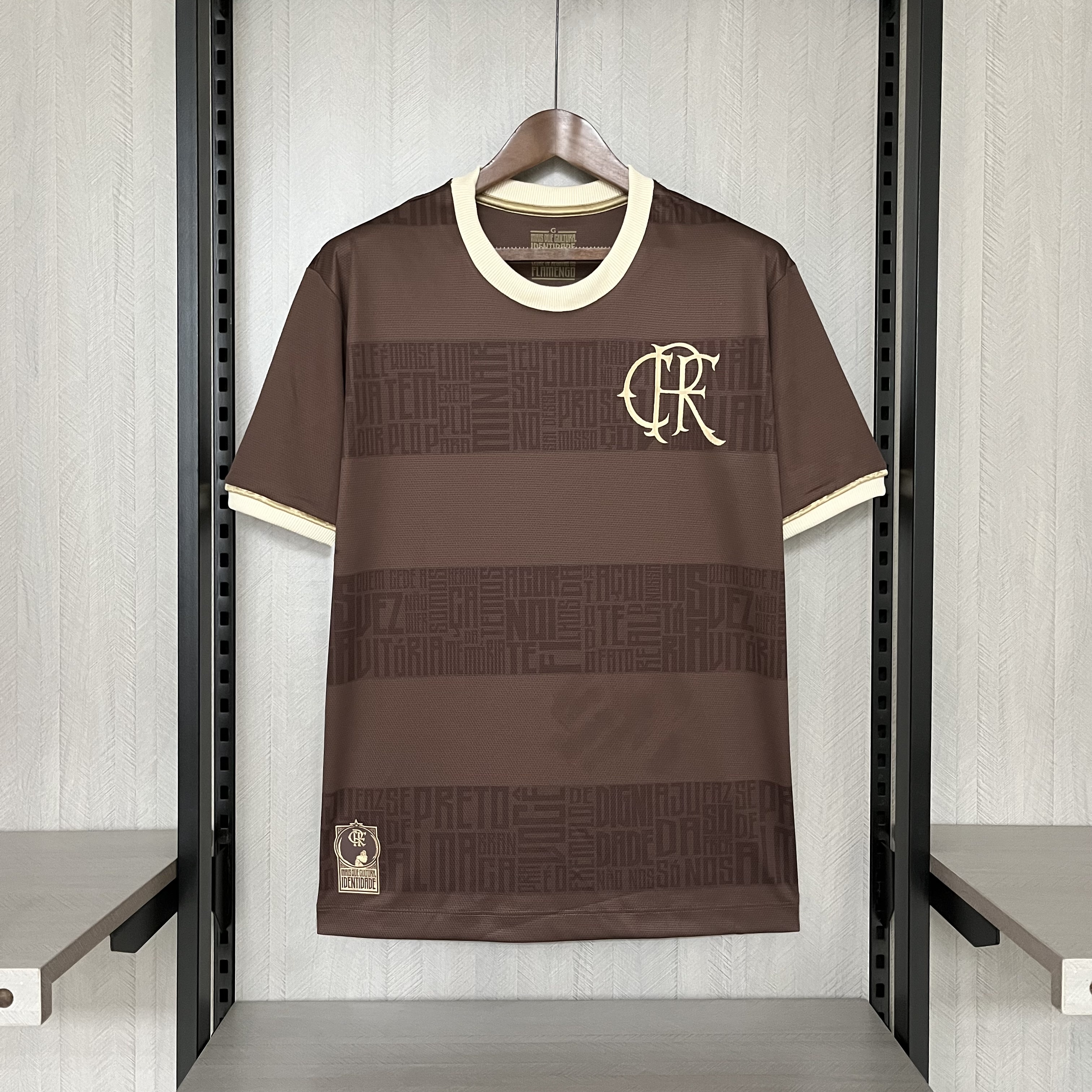 Camisa de futebol retrô do Flamengo
