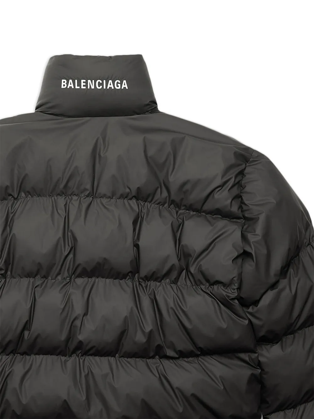 Balenciaga  logo-print puffer jacket