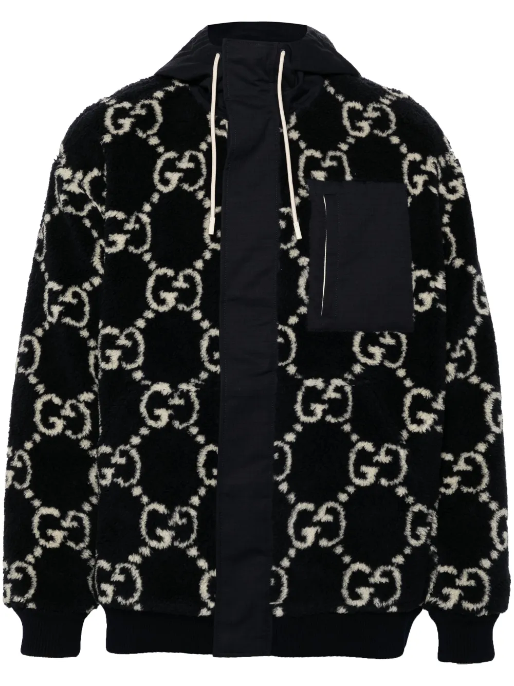 Gucci GG Pattern Fleece Jacket