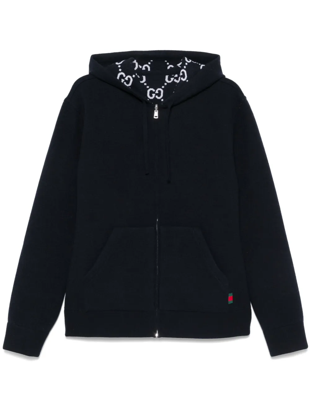 Gucci Black Zip-Up Hoodie