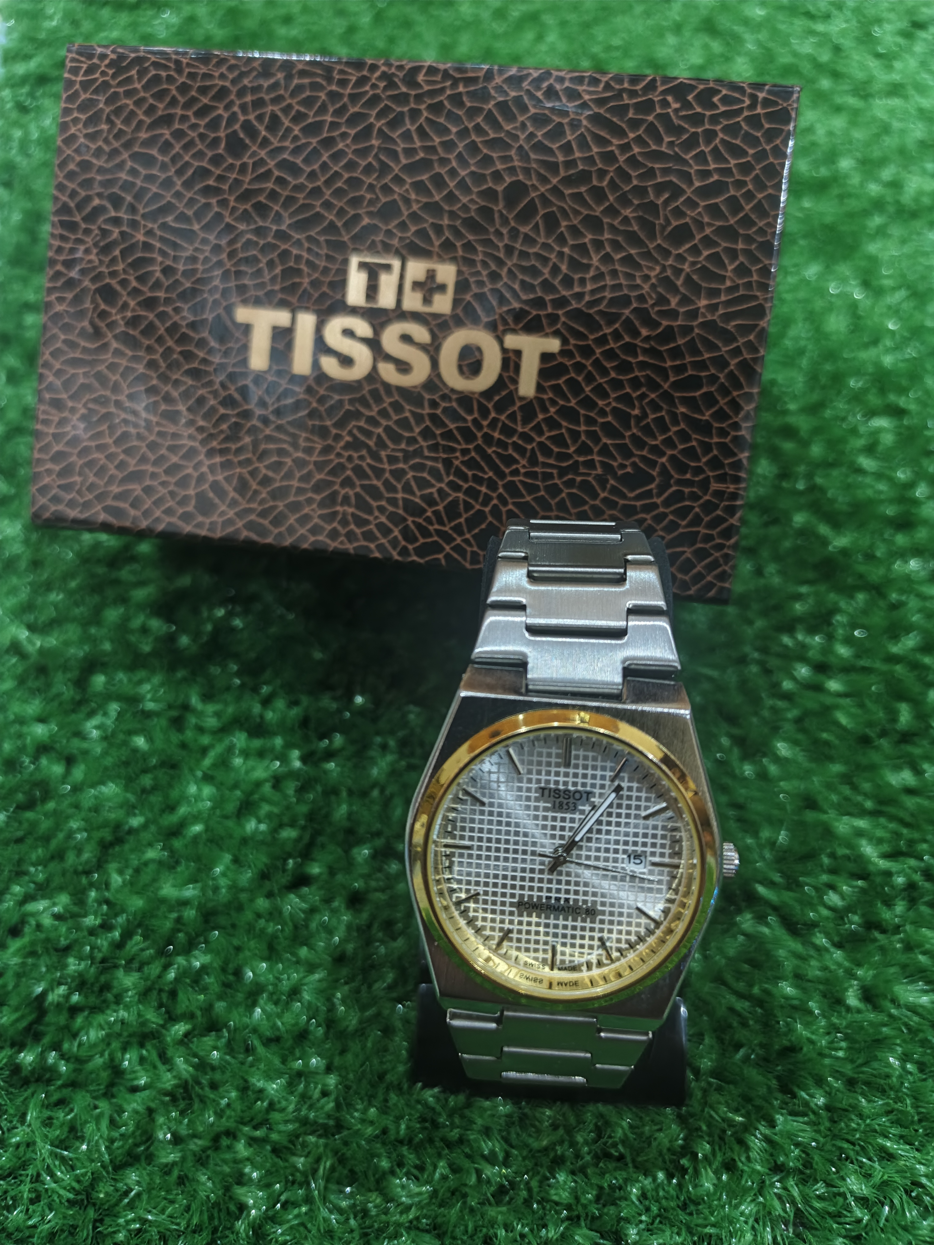 Tissot PRX Powermatic 80 Grey Stainless Steel Silver Dial Automatic Watch for Men's