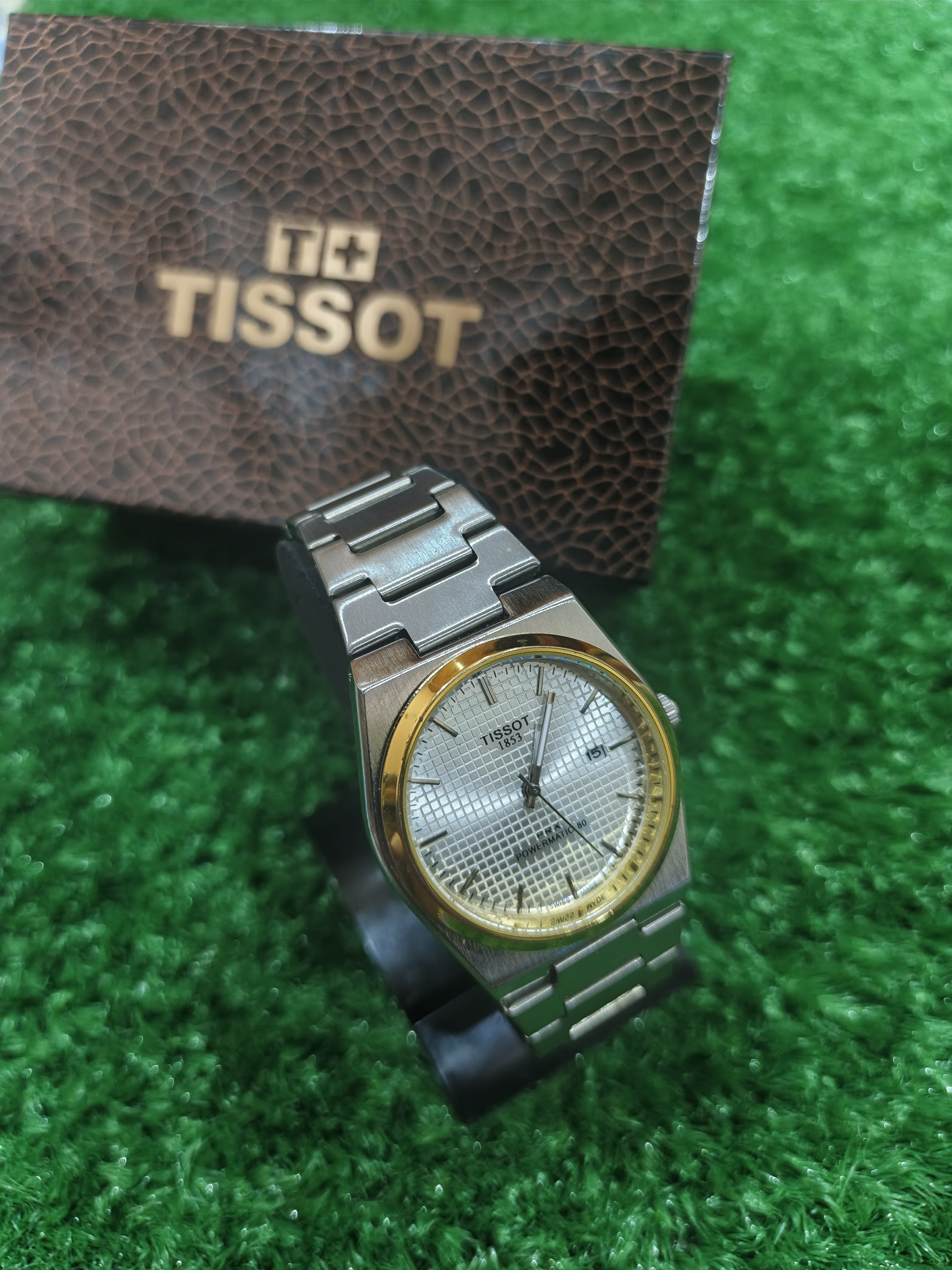 Tissot PRX Powermatic 80 Grey Stainless Steel Silver Dial Automatic Watch for Men's