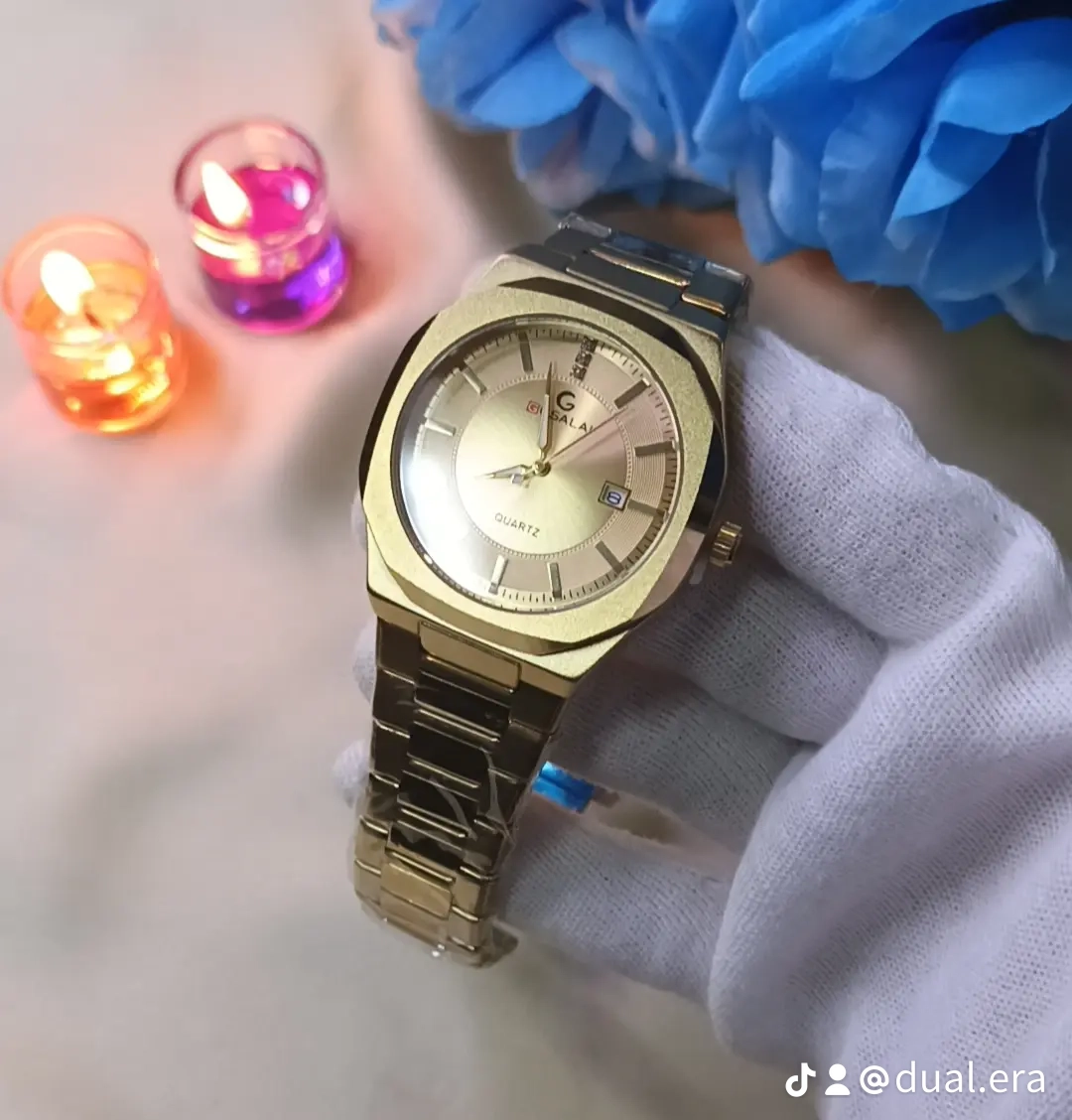 Gold-Tone Quartz Wristwatch