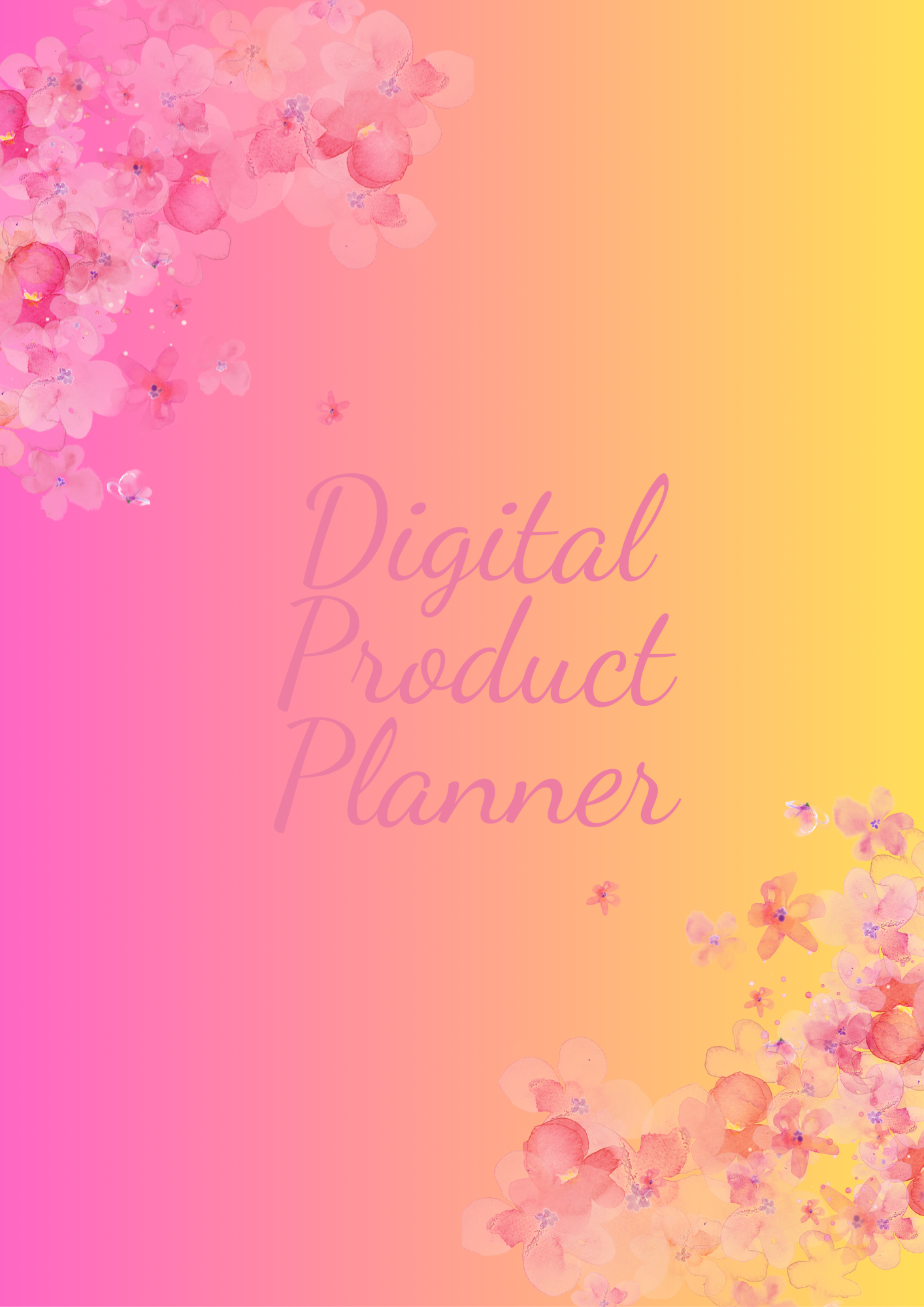 Digital Product Planner