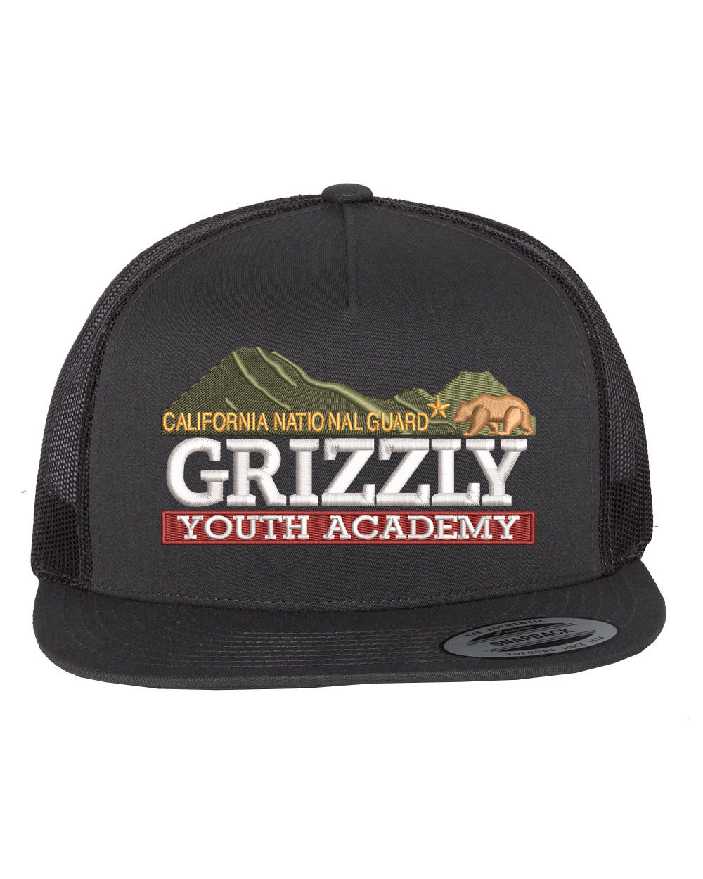 Grizzly Academy Flat Bill Hat