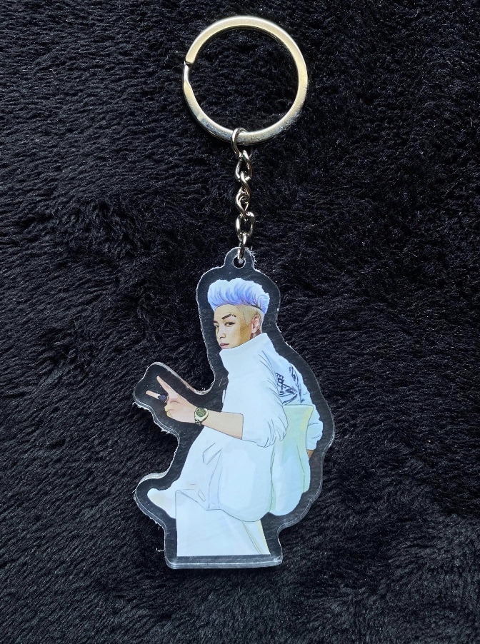 Knock Out T.O.P Acrylic Keychain