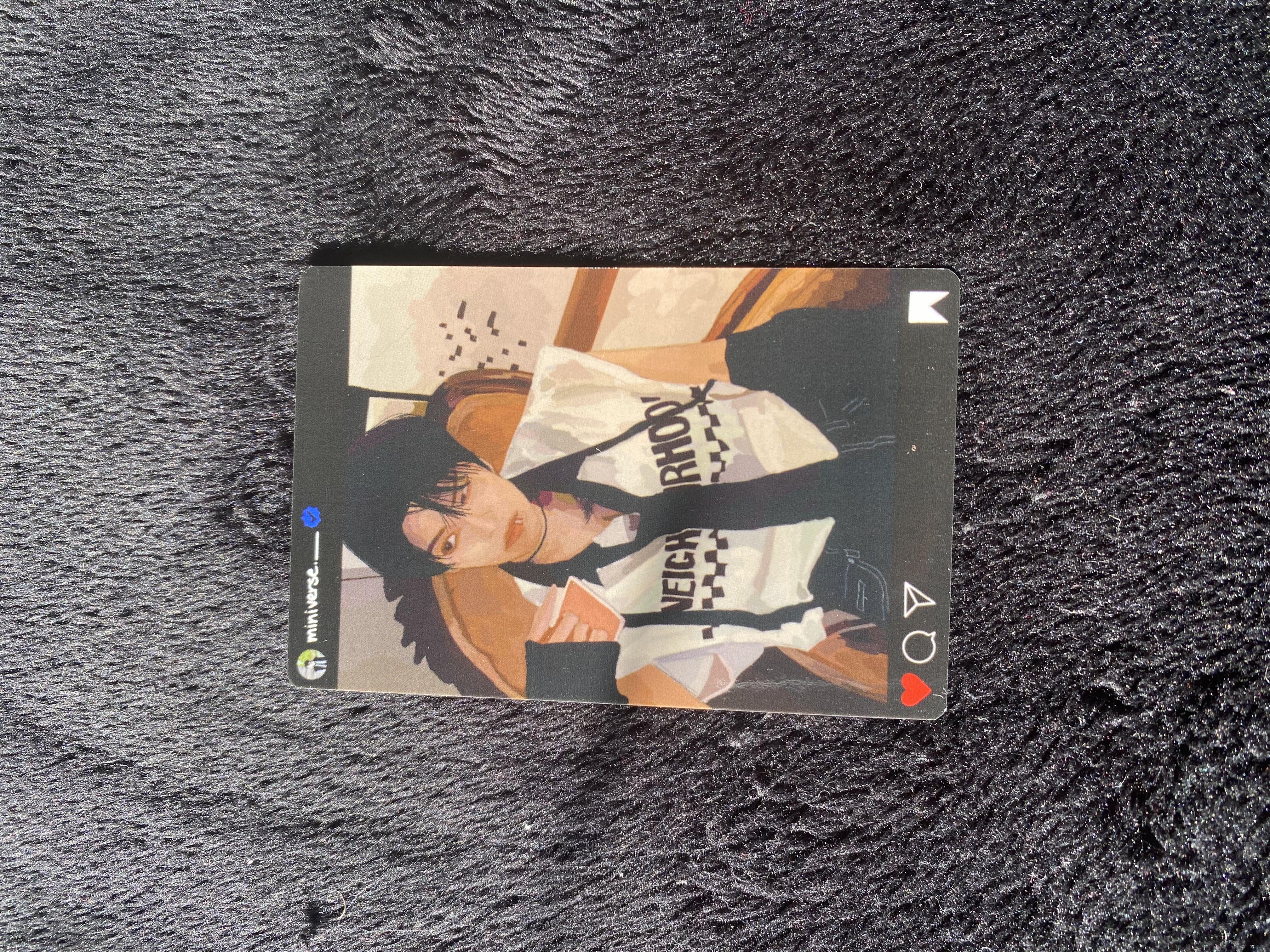 Stray Kids Seungmin Double Sided Instagram Themed Photocard