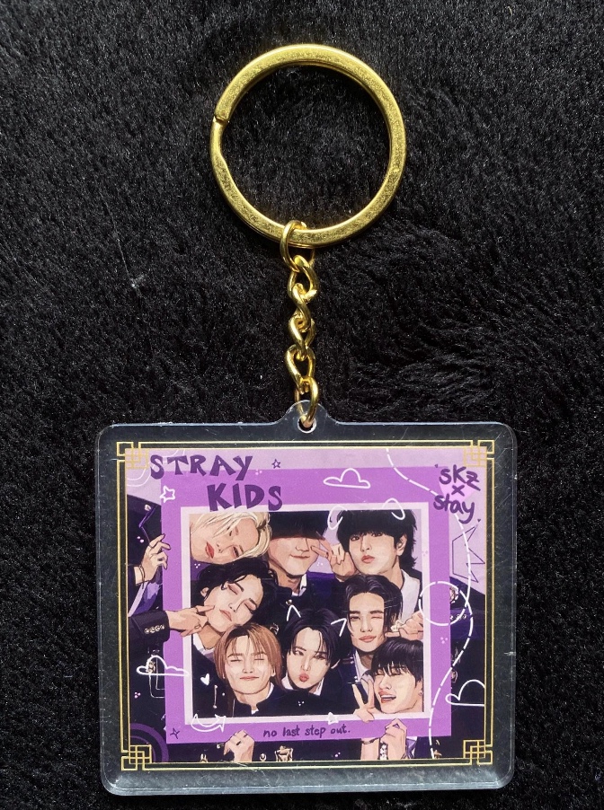 Stray Kids Group Keychain