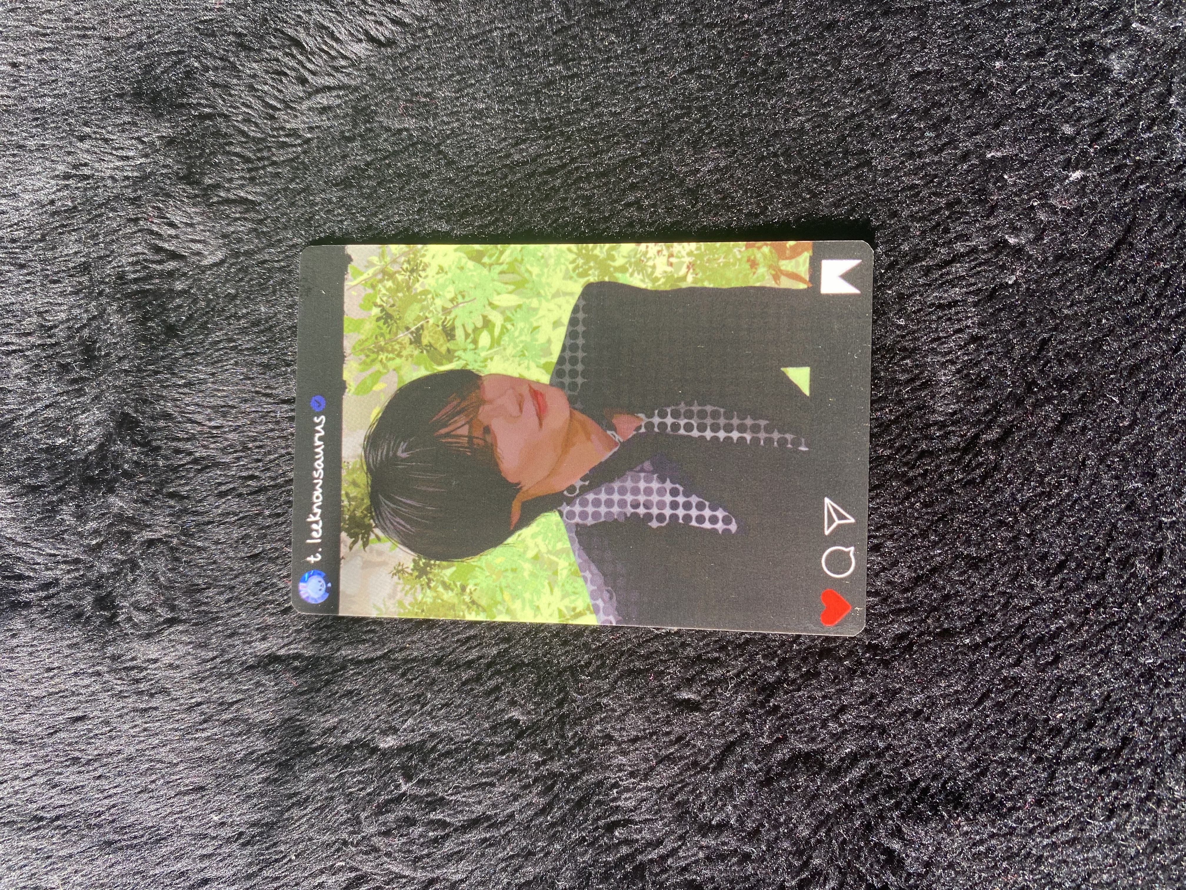 Stray Kids Lee Know Instagram Themed Photocard