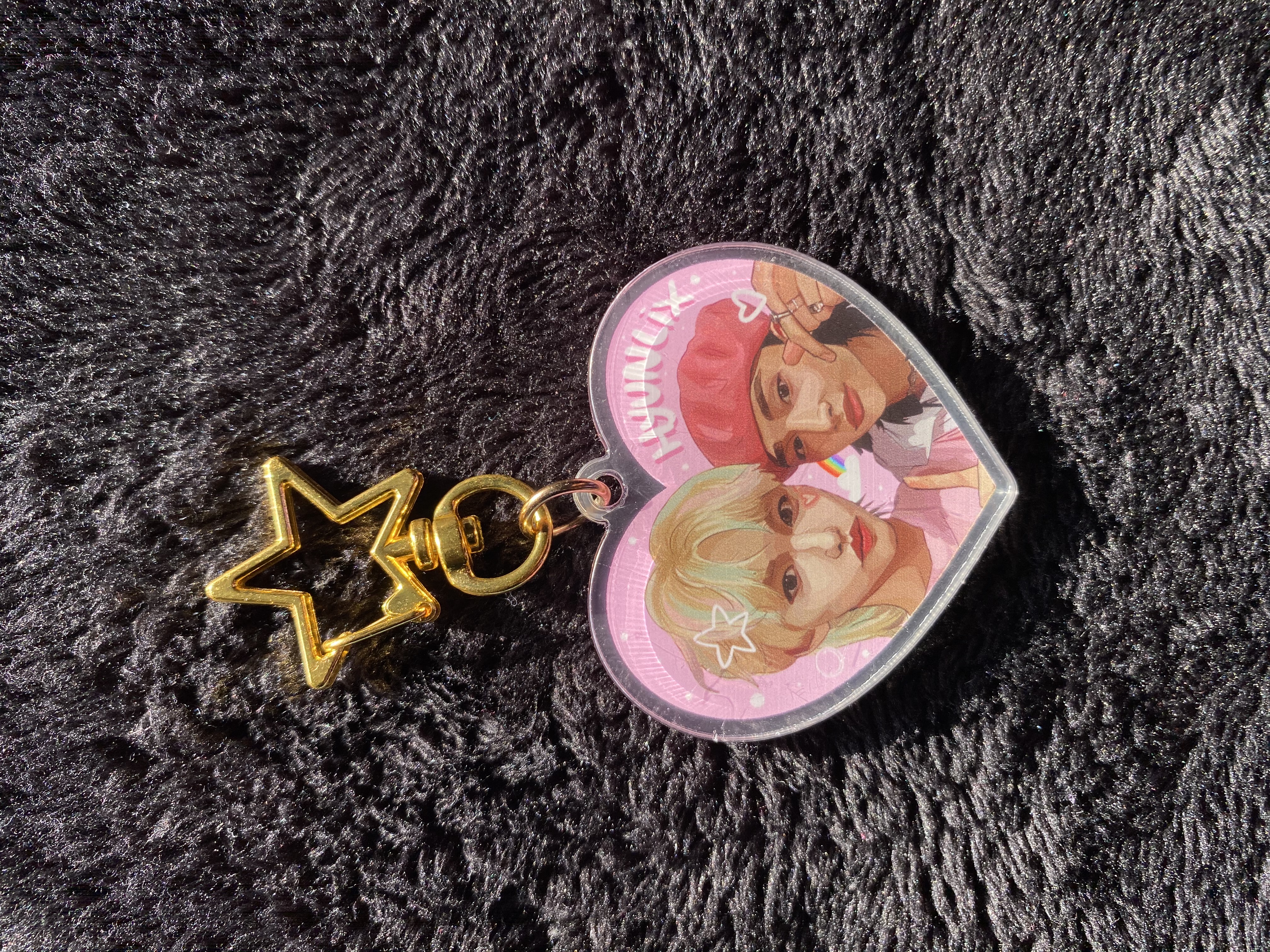 Heart-Shaped Hyunlix Keychain