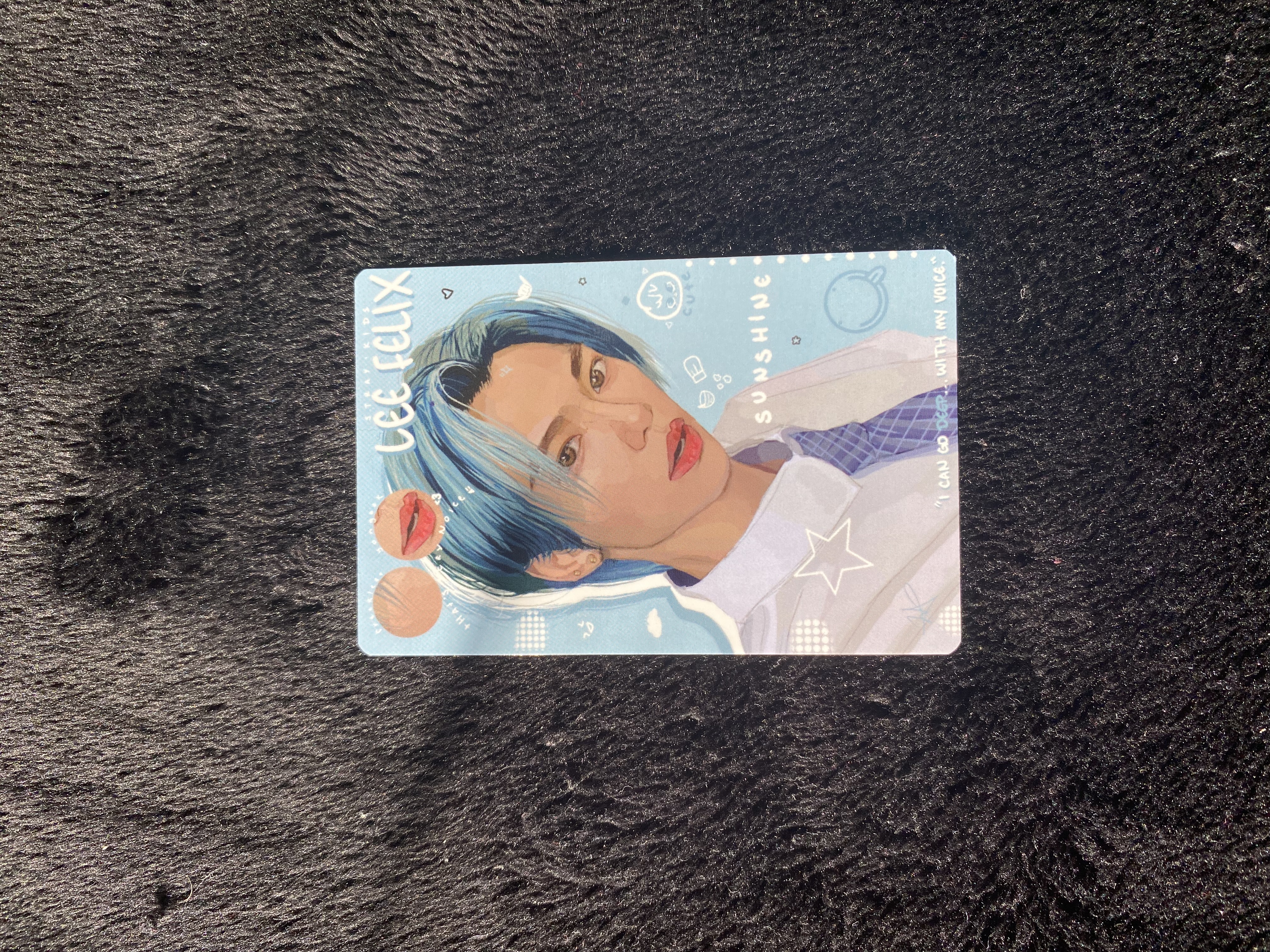 Stray Kids Felix Double Sided Instagram Themed Photocard