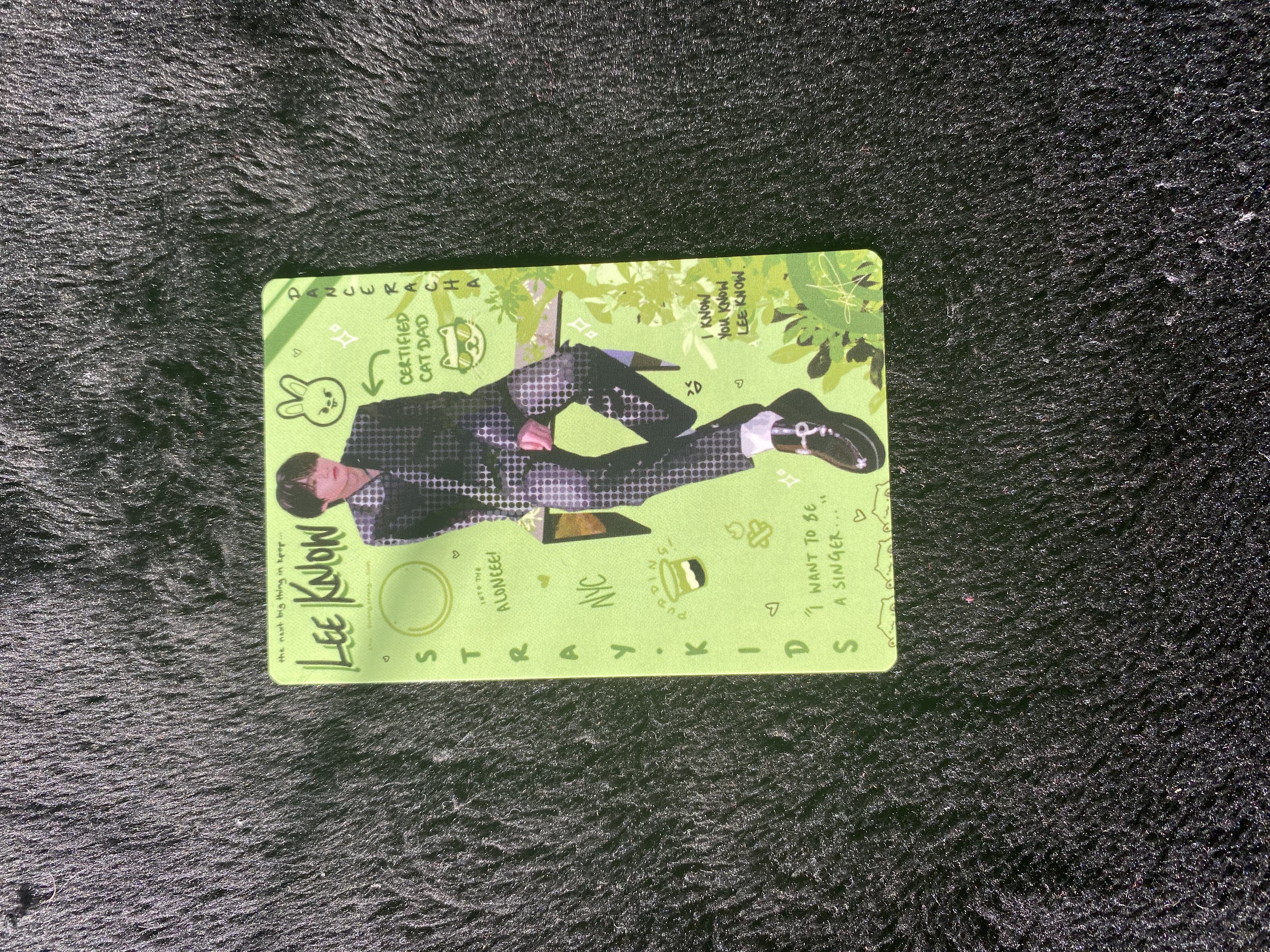 Stray Kids Lee Know Instagram Themed Photocard