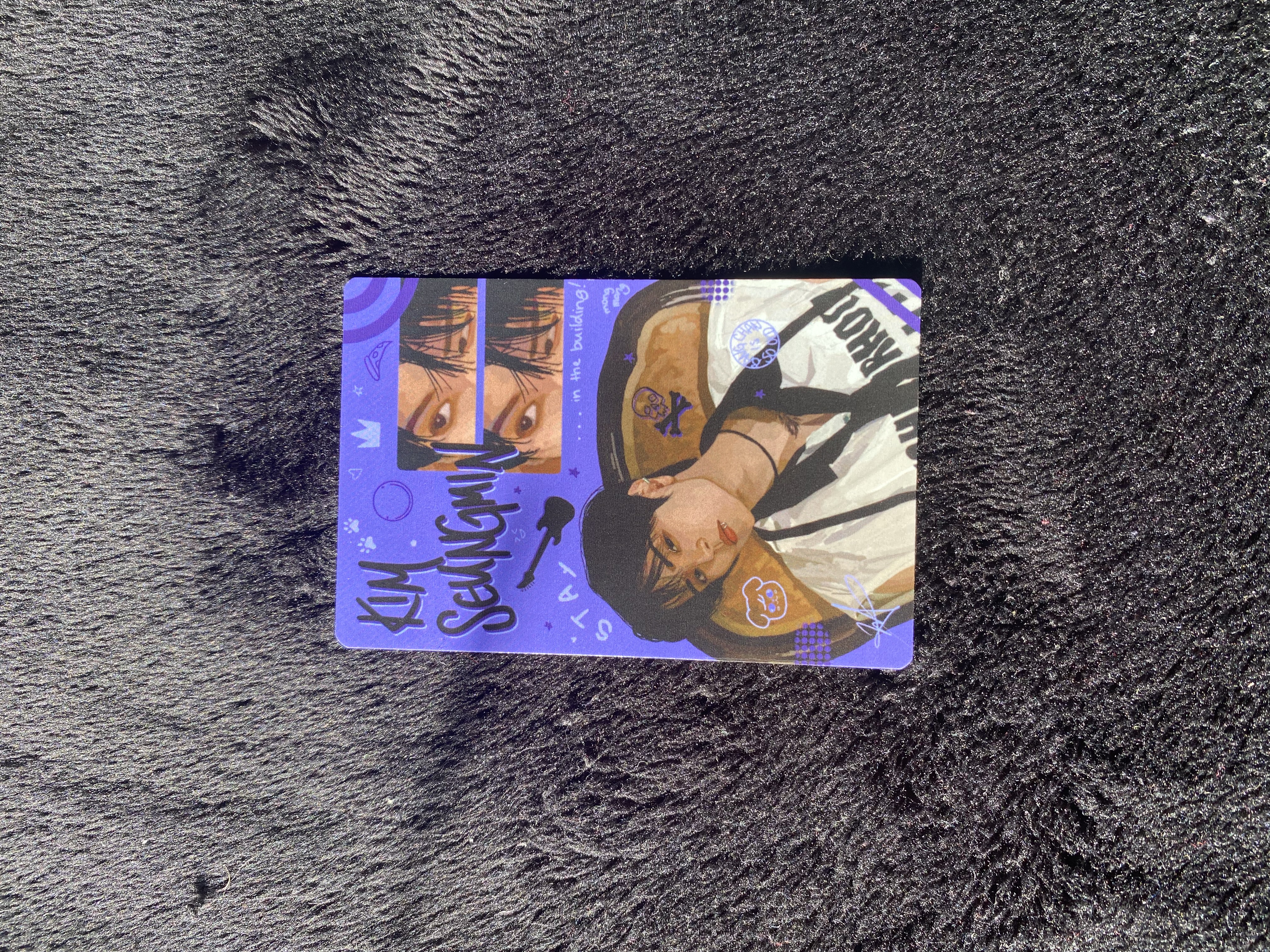 Stray Kids Seungmin Double Sided Instagram Themed Photocard