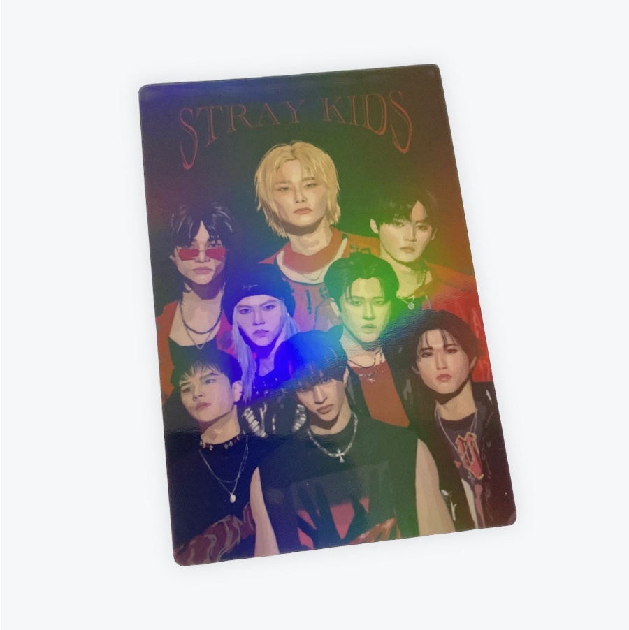 Holographic Stray Kids Photocard