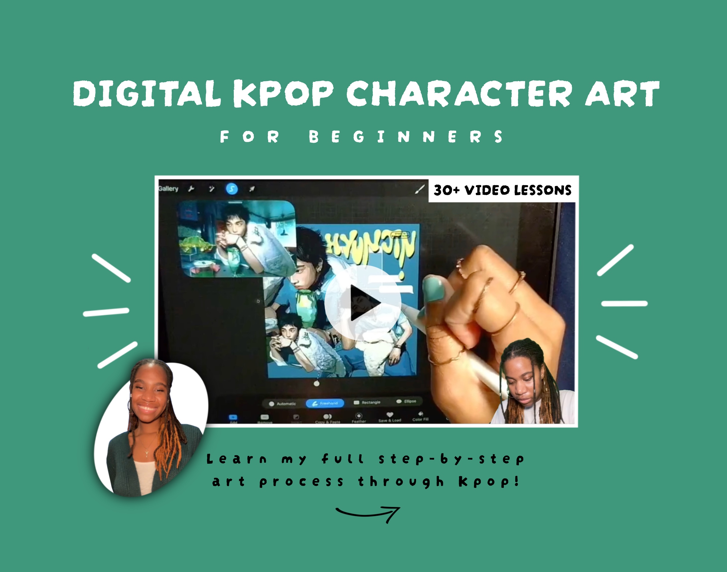 Digital Kpop Character Art For Beginners