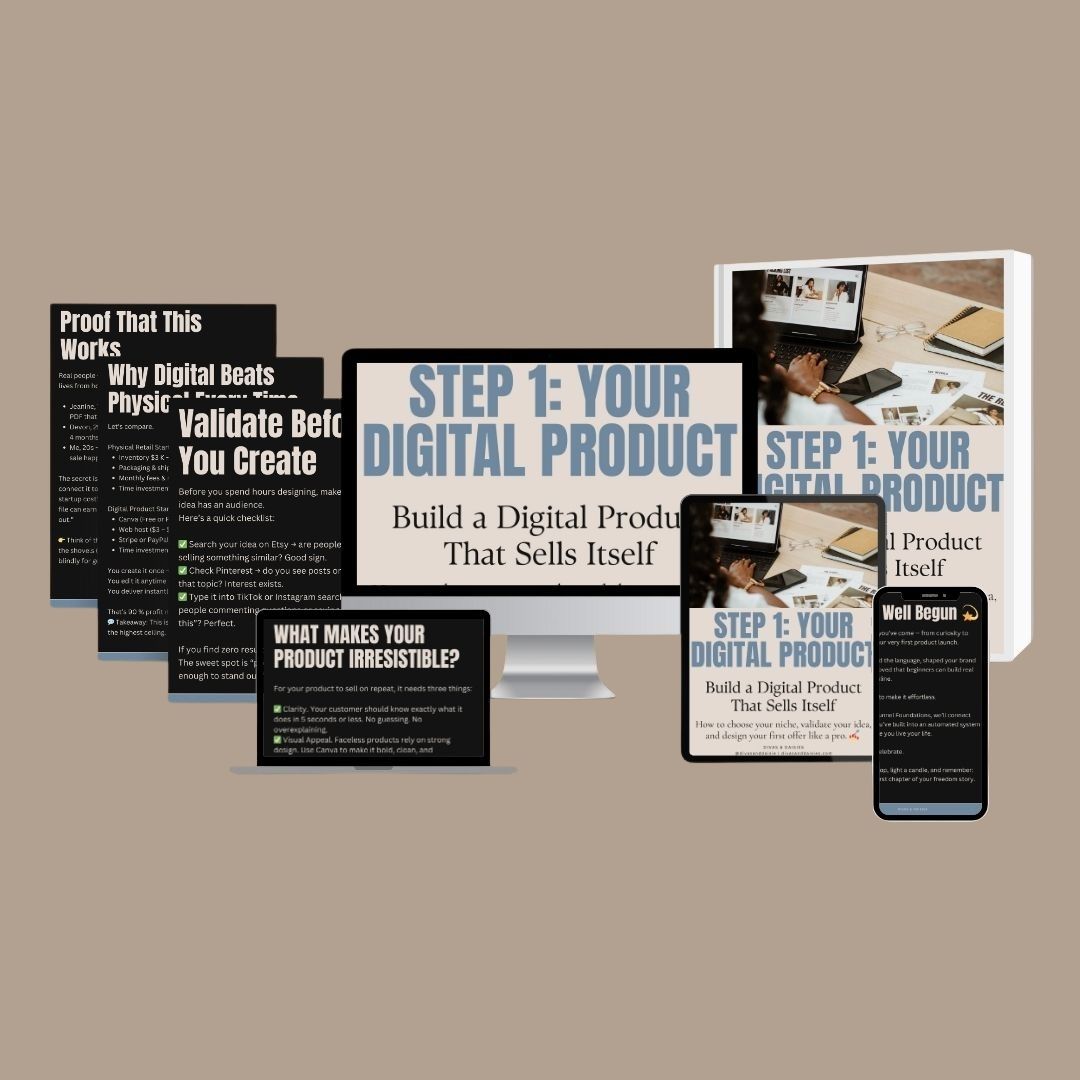 Create & Cash Out: How to Build a Digital Product That Sells Itself