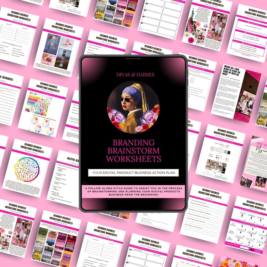 Branding Brainstorm Worksheets