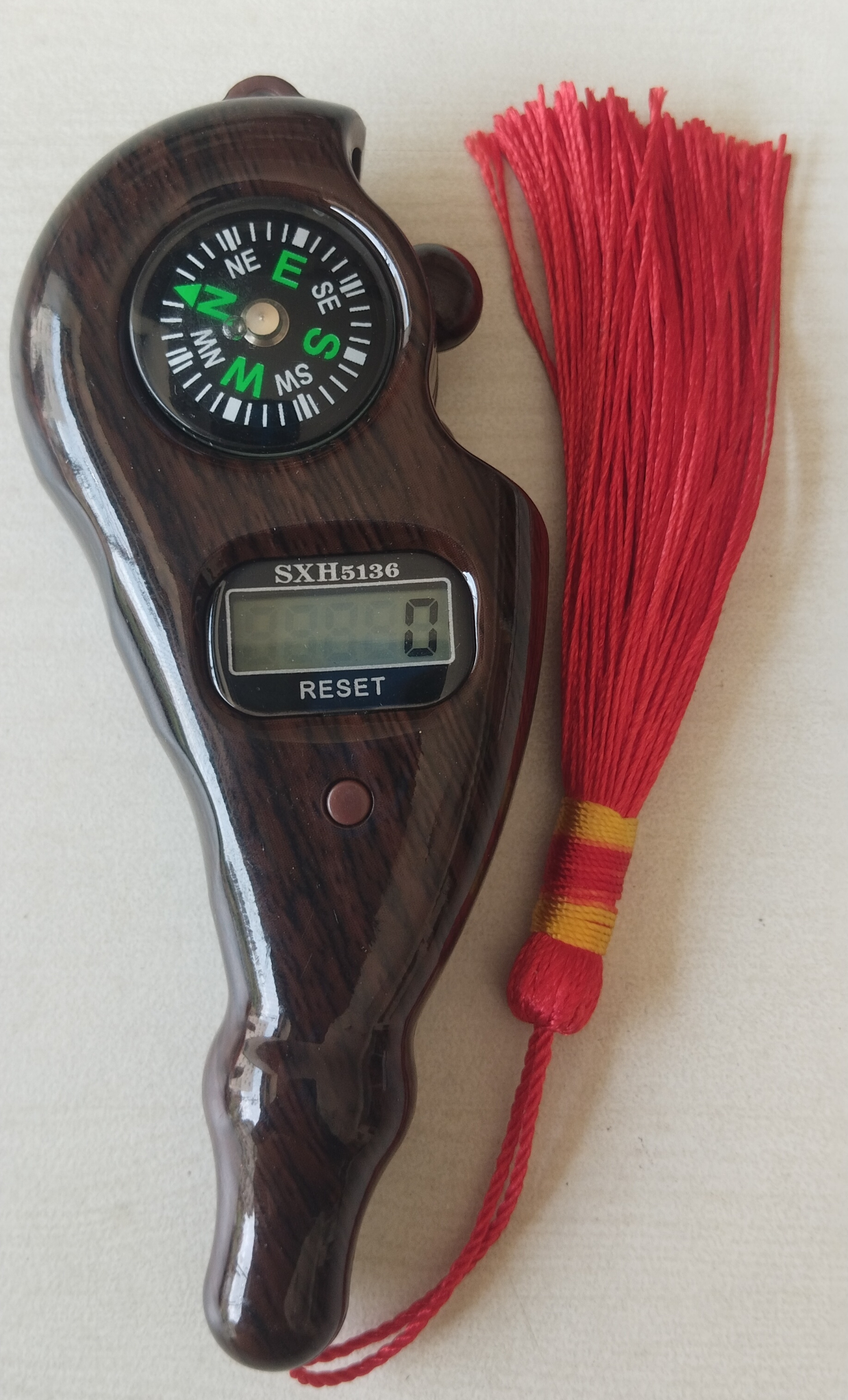 🪔 Digital Chanting Tally Counter with Compass – Elegant & Devotional