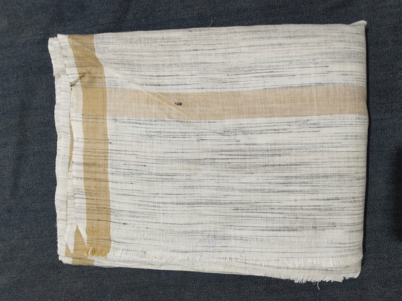 🪔 Premium Coloured Khadi Dhoti