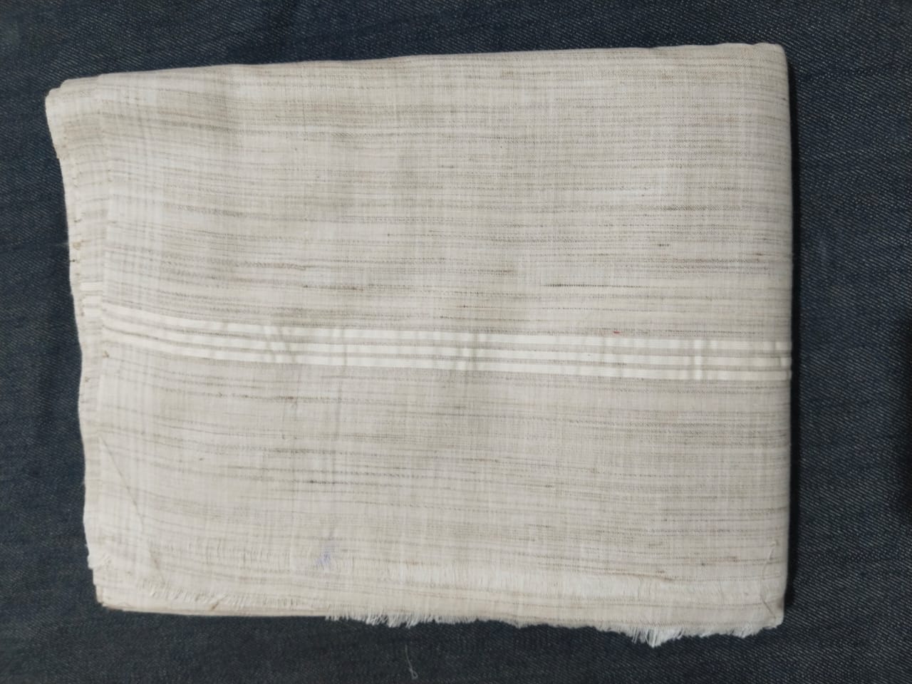 🪔 Premium Coloured Khadi Dhoti