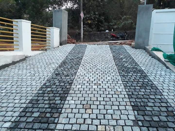 Natural Granite Cobblestones 4×4 – Best for Driveway, Parking & Pathways